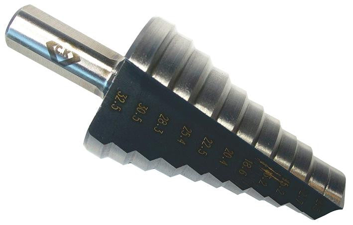 CK TOOLS T3012 HSS Step Drill Bit 12.5-32.5mm