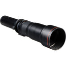 Vivitar 650-1300mm f/8 Telephoto Zoom Lens for T-mount