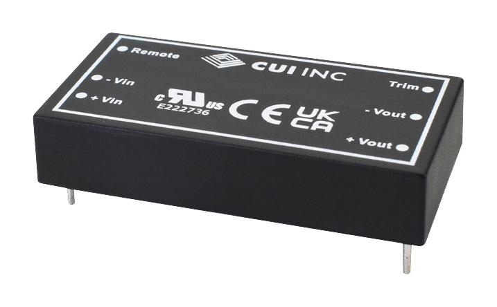 CUI PRFE20W-O72-S5-D Isolated Through Hole DC/DC Converter ITE 18:1 20 W 1 Output 5 V 4 A