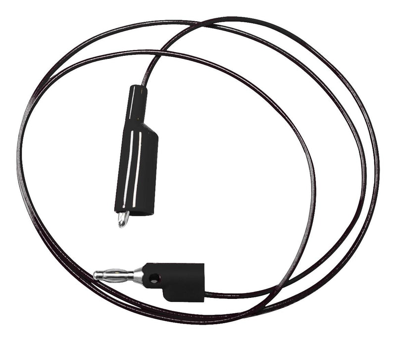 Mueller Electric BU-2030-A-60-0 Alligator Clip to Banana Plug Test Lead 4mm Stackable 60 " 1.5 m