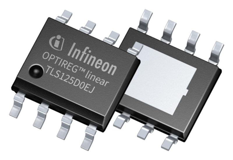 Infineon TLS125D0EJXUMA1 LDO Voltage Regulator Adjustable 4 V to 40 in 250 mV Drop 2-40 V/250 mA out HSOIC-8