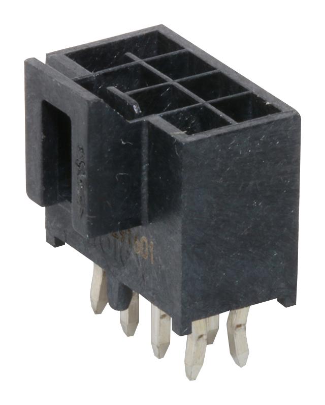 Molex 105310-1308 Wire-To-Board Connector 2.5 mm 8 Contacts Header Nano-Fit 105310 Series Through Hole 2 Rows