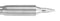 Pace 1131-0008-P1 Soldering Iron Tip 30&deg; Chisel 1.2 mm Width Accudrive Blue Series