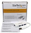 Startech ST4300MINU3W Hub USB 3.0 4 Ports 5 Gbps Bus Powered