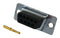 Cinch Connectivity Solutions DEUH-9S D Sub Connector Standard Receptacle Deuh Series 9 Contacts DE Crimp New