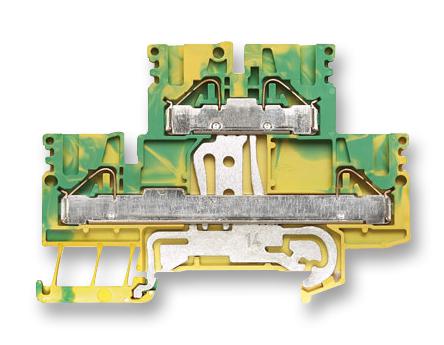 Weidmuller 1918710000 DIN Rail Mount Terminal Block 4 Ways 26 AWG 10 6 mm&Acirc;&sup2; Clamp