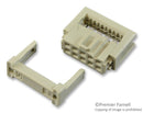 HARTING 09 18 510 6813 WIRE-BOARD CONN, FEMALE, 10POS, 2.54MM