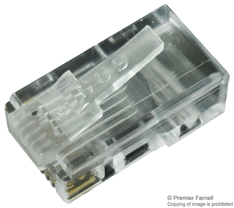 Stewart Connector SS-37000-007 Modular RJ45 Plug 1 x (Port) 8P8C Cat5e Cable Mount