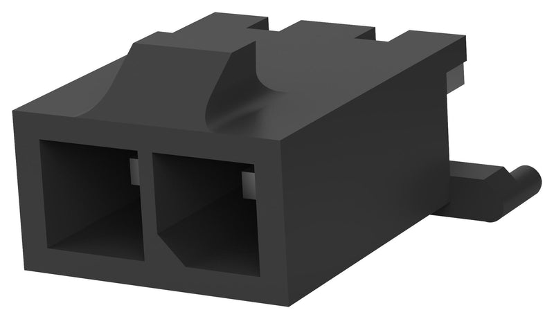 AMP - TE Connectivity 2-1445050-2 Rectangular Connector Micro MATE-N-LOK 2 Contacts Header 3 mm Through Hole 1 Row