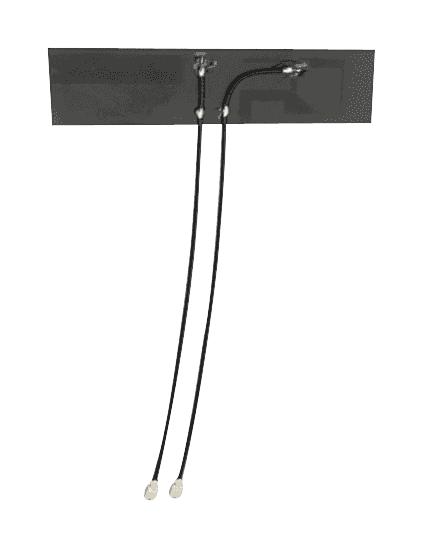 RF Solutions ANT-GP4GFPCB7219-2UFL Antenna Patch 700 Hz to 2.7 GHz 4 dBi Linear Adhesive