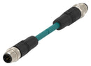 TE Connectivity TAD2473A201-005 TAD2473A201-005 Sensor Cable D-Code M12 Plug 4 Positions 5 m 16.4 ft