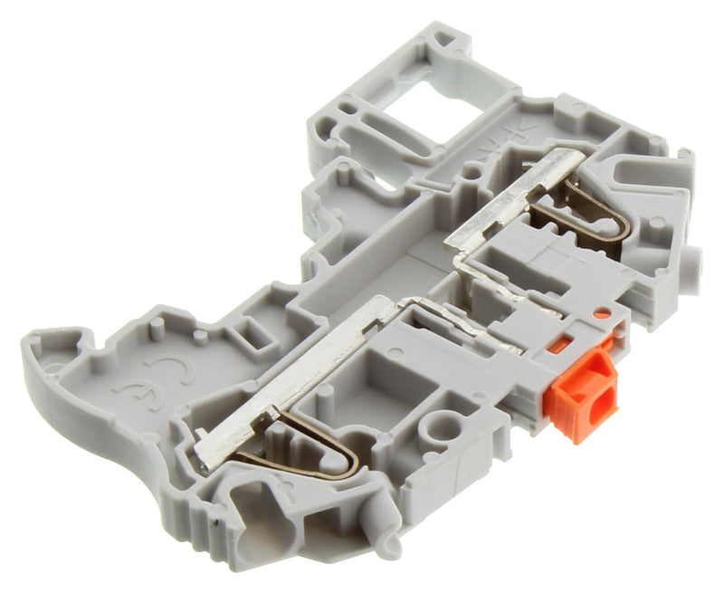 Entrelec - TE Connectivity 1SNK705310R0000 1SNK705310R0000 DIN Rail Mount Terminal Block 2 Ways 12 AWG 2.5 mm&Acirc;&sup2; Clamp 20 A