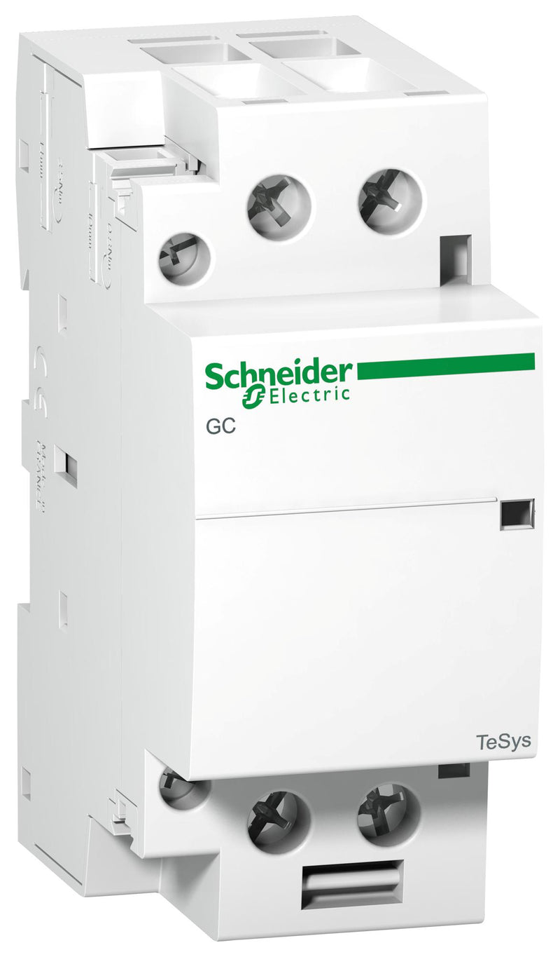 Schneider Electric GC4020M5 Contactor 40 A DIN Rail 250 VAC DPST-NO 2 Pole