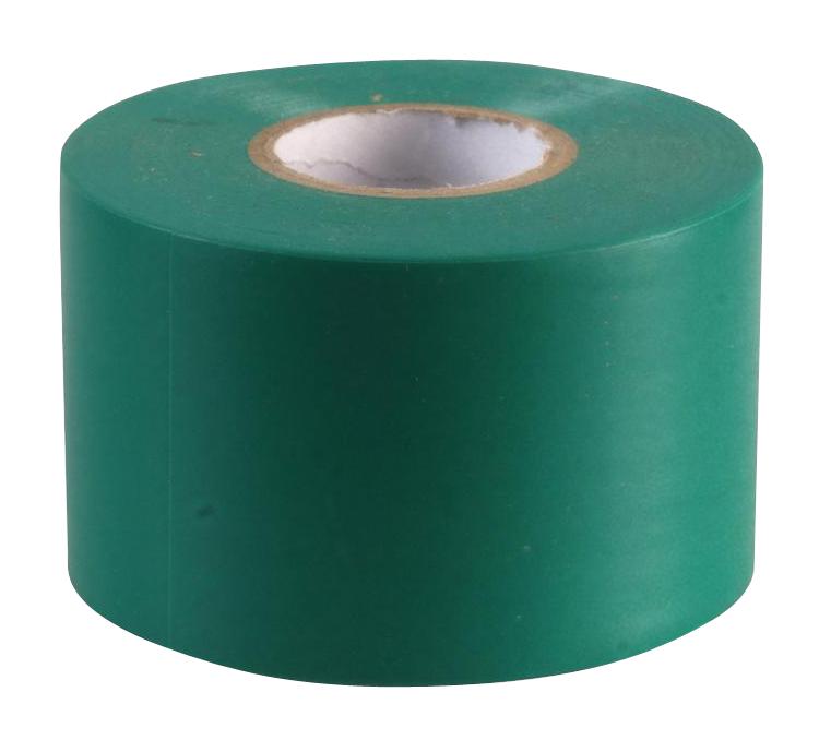 Multicomp PRO MP002137 Electrical Insulation Tape PVC (Polyvinyl Chloride) Green 50 mm x 33 m