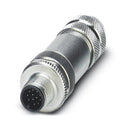 Phoenix Contact SACC-M12MS-12SOL-PG 9-M SH Sensor Connector M12 Solder Pin Straight Cable Mount