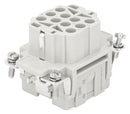 Multicomp PRO MP009584 Heavy Duty Connector MP-HEE Inserts Insert 10+PE Contacts 6B Receptacle