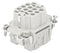 Multicomp PRO MP009584 Heavy Duty Connector MP-HEE Inserts Insert 10+PE Contacts 6B Receptacle