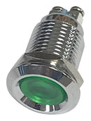 Mallory FL1M-12CA-1-G12V LED GRN 12MM NUT 12VAC/DC STK &pound; 99AC2253