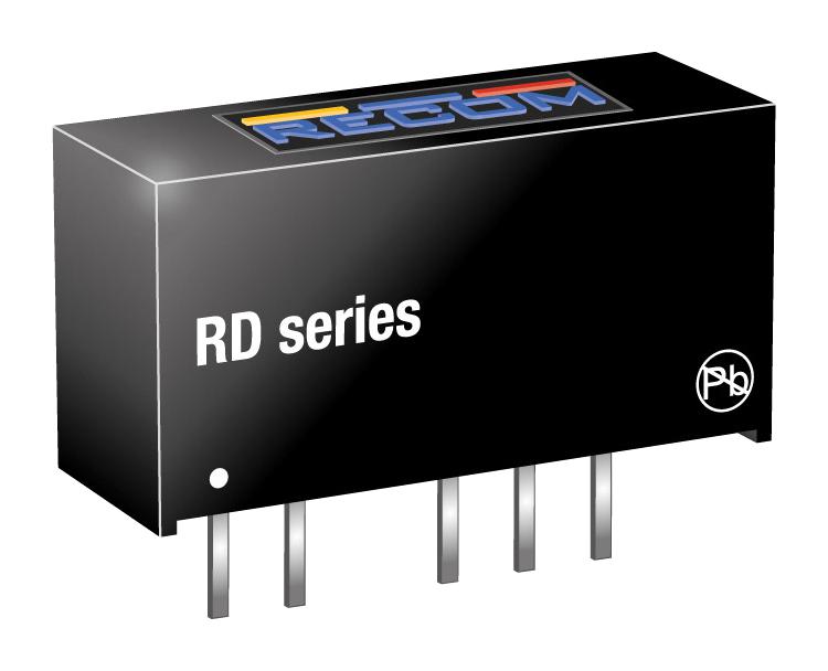 Recom Power RD-2412D/P Isolated Through Hole DC/DC Converter ITE 2 W Output 12 V 84 mA