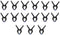 Multicomp PRO MP002088 Nylon Grip Clamp Set 15Pc Small