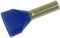 WEIDMULLER 9004430000 TERMINAL, FERRULE, 10 X 2.8MM, BLUE