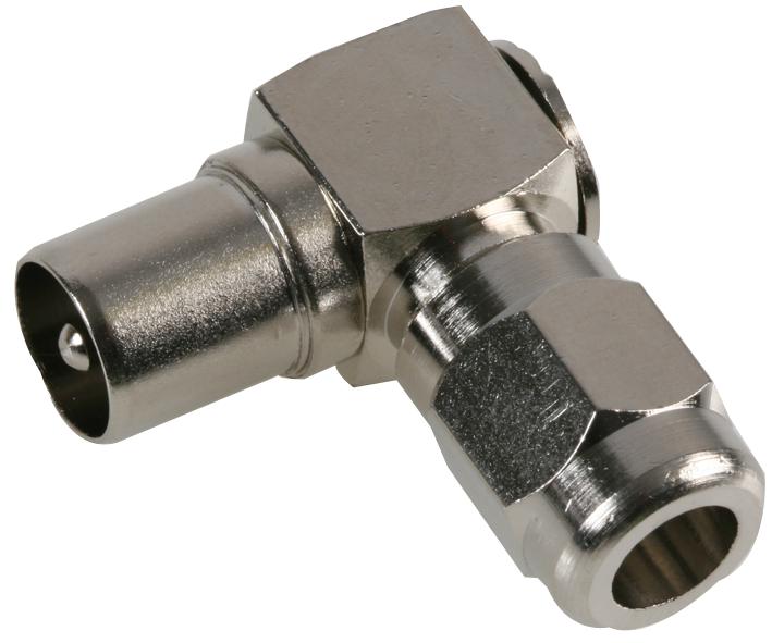 PRO Signal PS000163 RF / Coaxial Connector PAL Right Angle Plug Brass