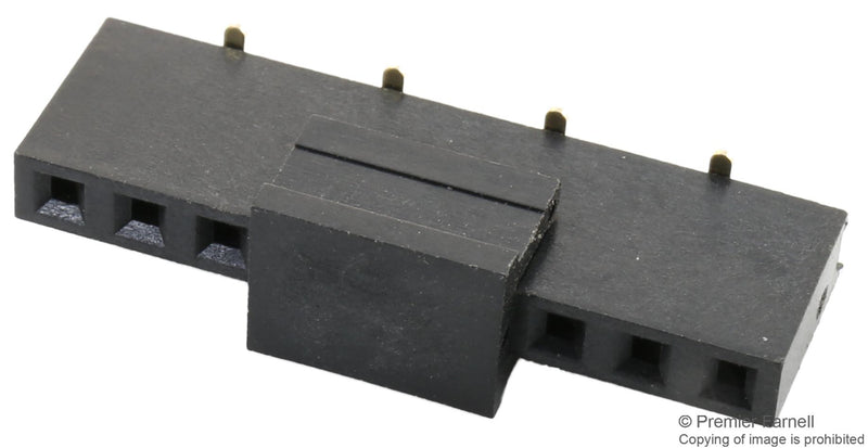 Multicomp 2212SM-09G-75-B1-PCR Board-To-Board Connector 2.54 mm 9 Contacts Receptacle Surface Mount 1 Rows