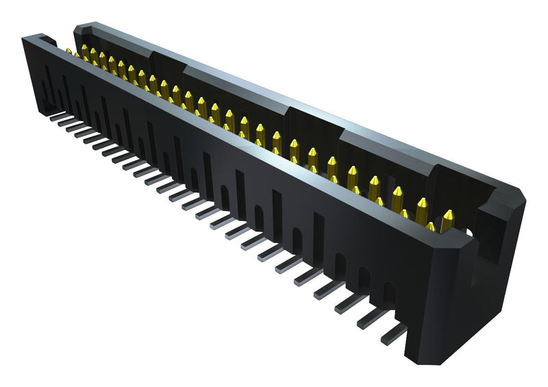 Samtec TFM-107-01-L-D-RE1-WT Wire-To-Board Connector 1.27 mm 14 Contacts Header TFM Series Through Hole 2 Rows