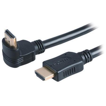 Stellar Labs 24-16423 10FT High Speed Hdmi V4.1 UL CM 30AWG Right Angle 25AC4969