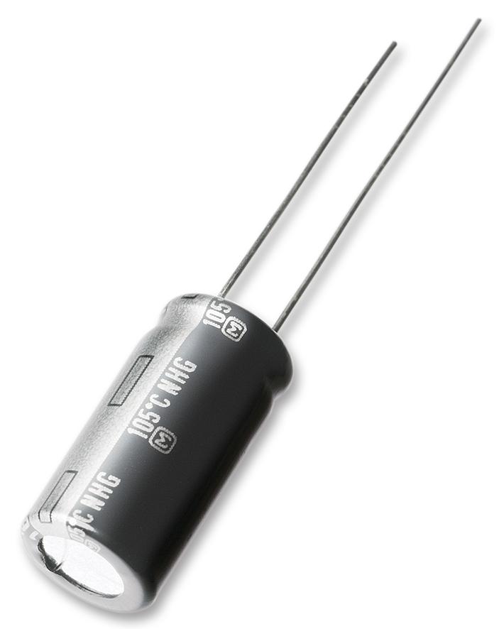 Panasonic ECA1HHG222 Electrolytic Capacitor 2200 &Acirc;&micro;F 50 V &plusmn; 20% Radial Leaded 1000 Hours @ 105&deg;C Polar