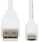 TRIPP-LITE U050AB-003-WH U050AB-003-WH USB Cable 2.0 Type A-MICRO B Plug 3FT