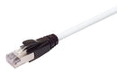 L-COM TRD695APWHT-10 Plenum Rated Shielded Category 6A Cable RJ45 / 23AWG Solid White 10.0FT 97AC8845