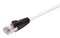 L-COM TRD695APWHT-20 Plenum Rated Shielded Category 6A Cable RJ45 / 23AWG Solid White 20.0FT 97AC8849