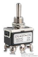 Multicomp PRO SPC21174 SPC21174 Switch Toggle Dpdt 20A 125V