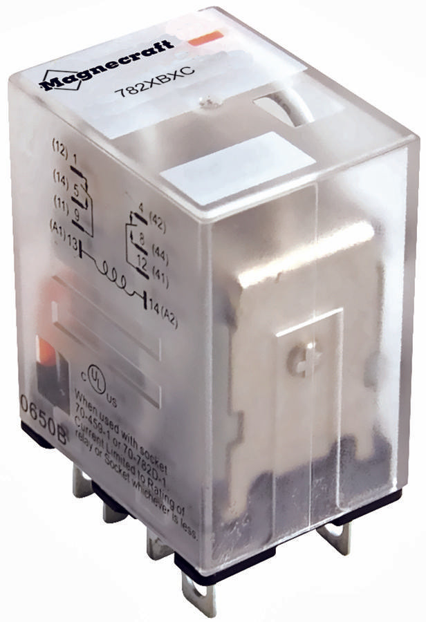 Schneider ELECTRIC/LEGACY Relay 782XBXCT-24D Dpdt 277VAC 28VDC 12A