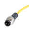 Harting 21350100315100 M12 A-CODE 3-PIN Straight Male TO Open END 10M PVC Yellow Jacket 51AK5381 New