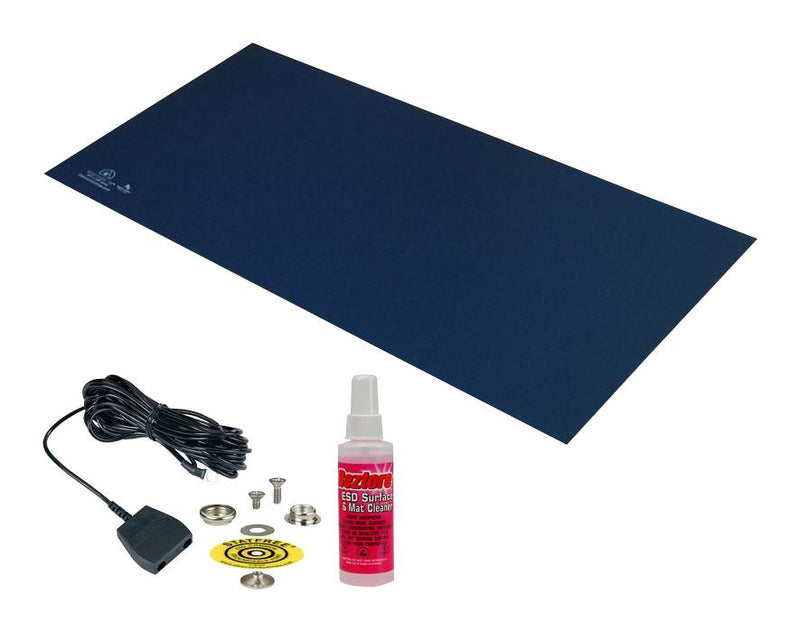 Desco 66425 MAT KIT Rubber Dark Blue 24" X 36"