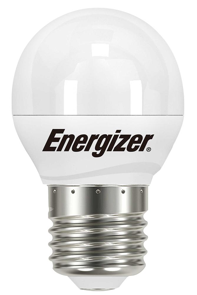 Energizer S8839 LED Replacement Lamp Frosted Golf Ball E27 / ES Warm White 2700 K Not Dimmable