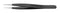 DURATOOL DT000005 Tweezer, ESD, Straight, Flat, Stainless Steel, 120 mm