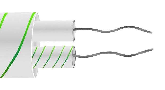 Labfacility WK-352-D Thermocouple Wire IEC Flat Pair Glass Fibre Type K 1 x 0.508mm 100 m New