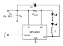 Monolithic Power Systems (MPS) MP24893DQ-LF-P LED Driver 1 Output Buck 6 V to 36 Input A QFN-6