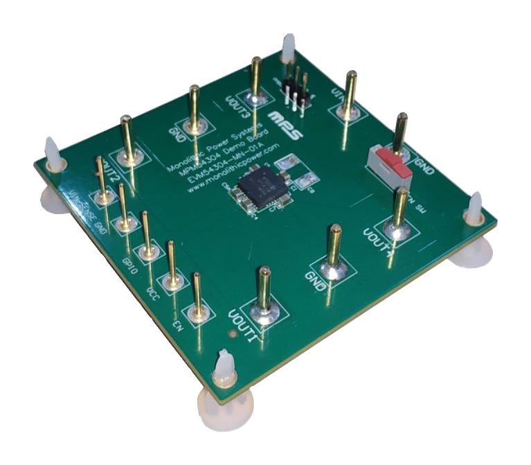 Monolithic Power Systems (MPS) EVM54304-MN-01A Evaluation Kit MPM54304GMN-0000 Management Step Down DC / Converter