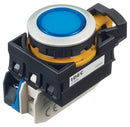 Idec CW4L-M1E10Q4S Illuminated Pushbutton Switch Flush Silhouette CW Series SPST-NO Momentary Spring Return 10 A