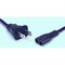 PRO Elec 451713CT286 6 Non-polarized Power Cord (1-15P-C7