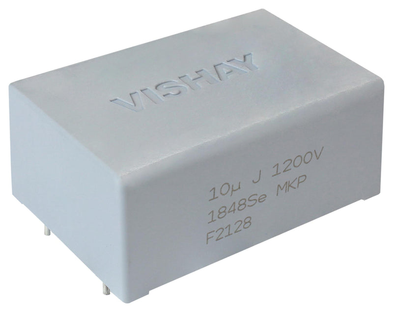 Vishay MKP1848SE61012JY5F Power Film Capacitor Metallized PP Radial Box - 4 Pin 10 &Acirc;&micro;F &plusmn; 5% DC Link Through Hole