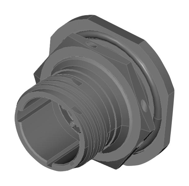 Amphenol Aerospace TVS07DS-13-4P MIL Spec CIR Conn Rcpt 13-4 Crimp