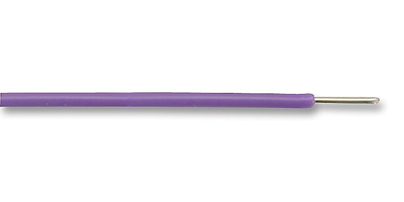 Multicomp PRO MCP00006 Wire PVC Violet 23 AWG 0.28 mm&sup2; 328 ft 100 m BS4808 / Def Stan 61-12 1/0.6