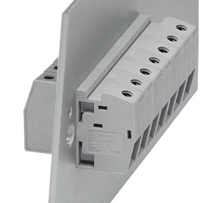 Phoenix Contact HDFK 10 Pluggable Terminal Block Grey 1 Ways 20AWG to 6AWG mm&Acirc;&sup2; Screw 57 A