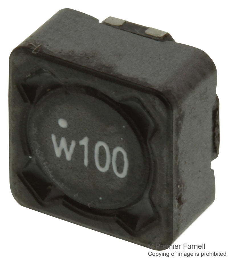 WURTH ELEKTRONIK 744877100 Inductor, DD 7345, 10 &micro;H, 20%, 0.12 ohm, 1.1 A, 7.3mm x 7.3mm x 4.8mm