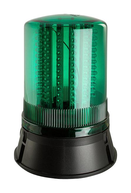 Moflash Signalling LED401-02-04 (GREEN) Beacon Continuous Flashing Rotating -25 &deg;C to 55 24 VDC 205 mm H LED401 Series/Green New